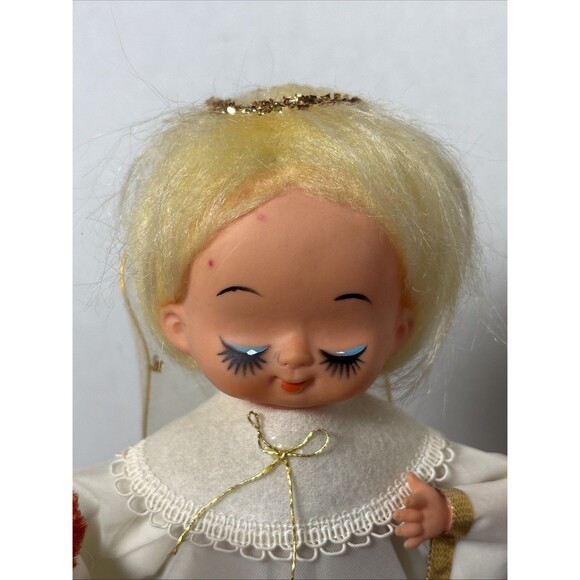 VTG 1960s Spinning Rotating Musical Angel Decor Collectible Japan Silent Night - Picture 2 of 8
